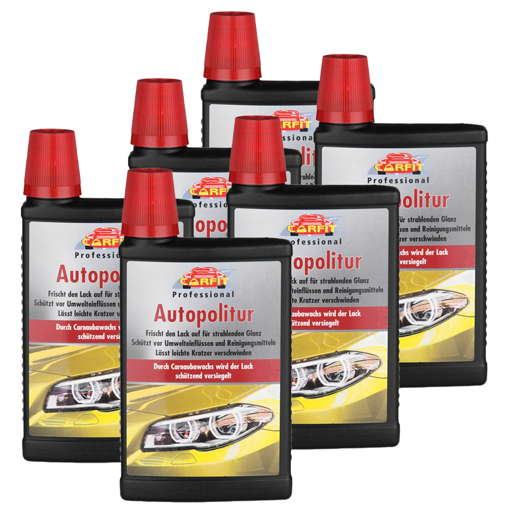 Carfit Professional Autopolitur 6er Set