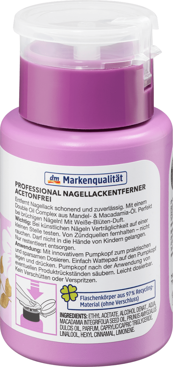 Nagellackentferner Professional Acetonfrei, 125 ml