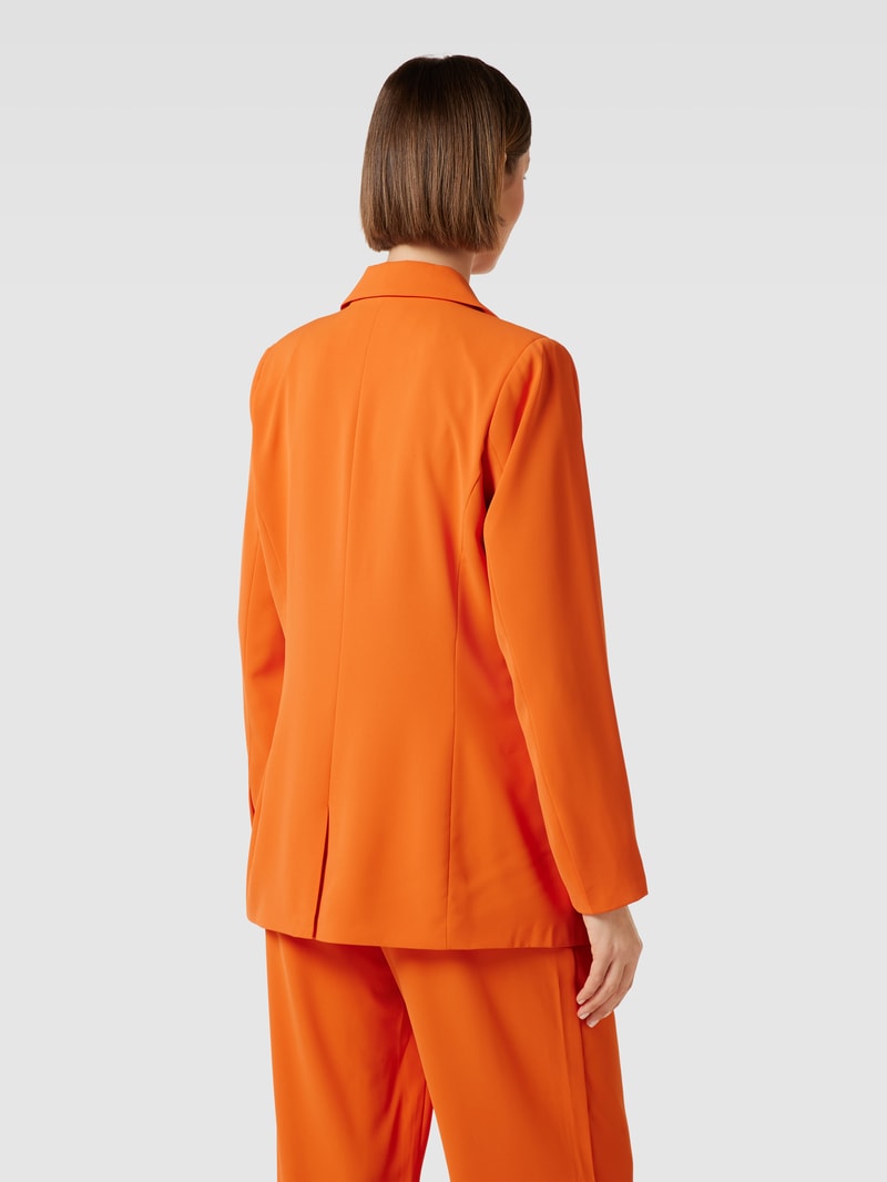 Blazer mit Reverskragen in orange