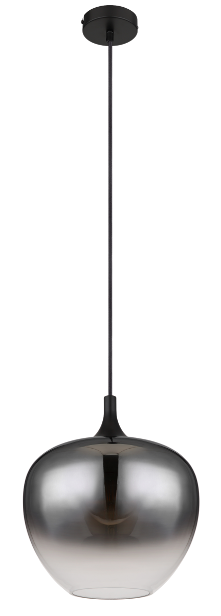 Globo 1-flg Pendelleuchte Maxy Rauchglas