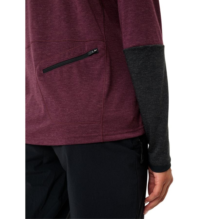 Tremalzo Langarm Hoodie T-Shirt Damen