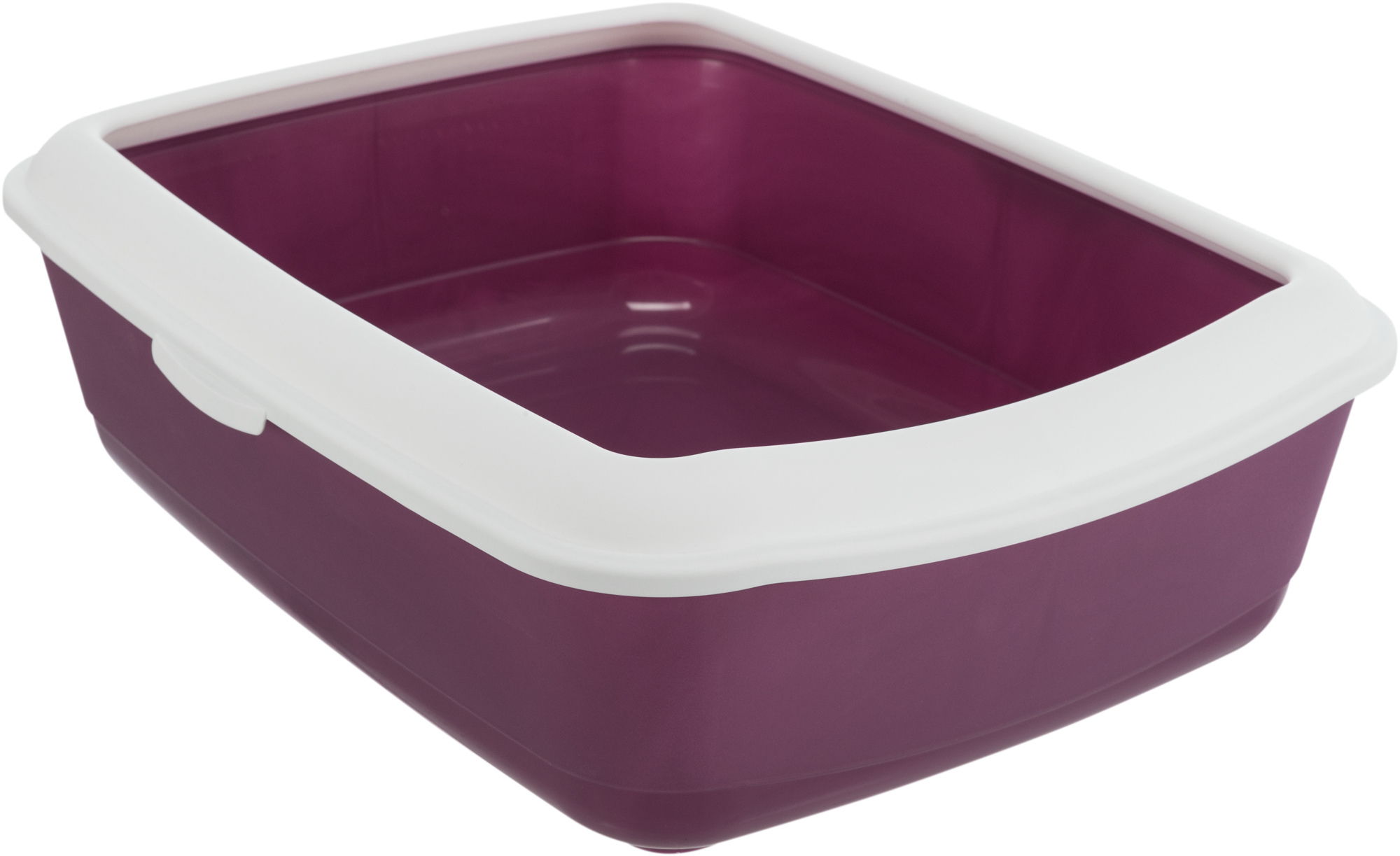 Trixie Katzentoiletten Trixie Katzentoilette Classic mit Rand weiß/ lila