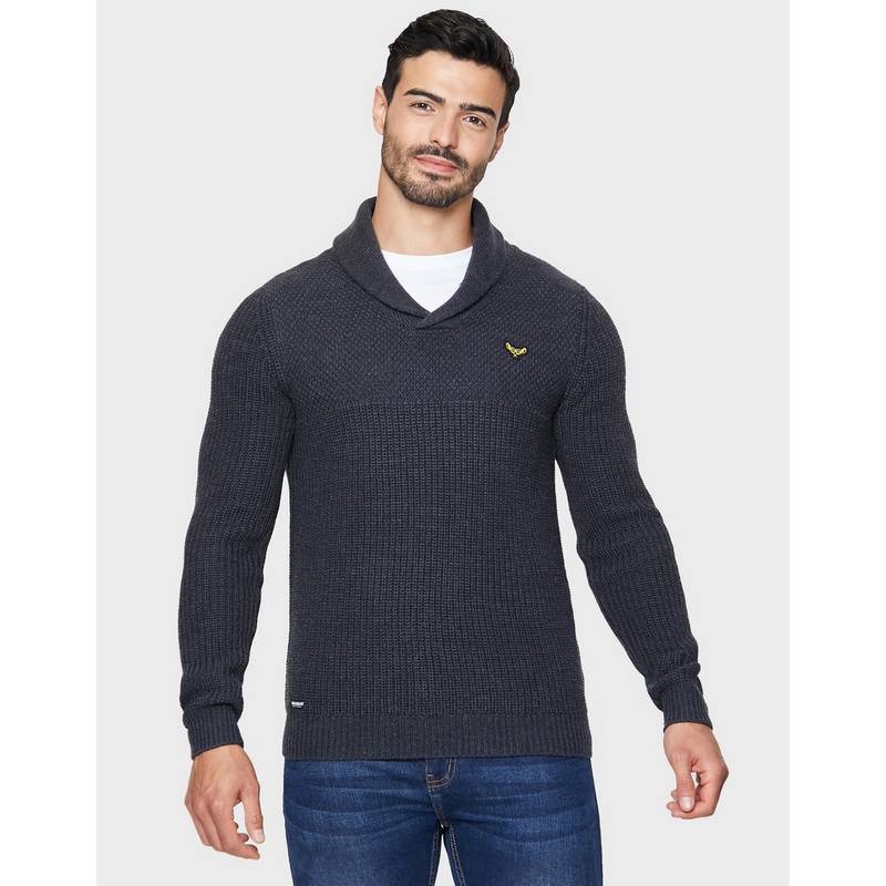 Threadbare Cromwell V-Pullover Herren