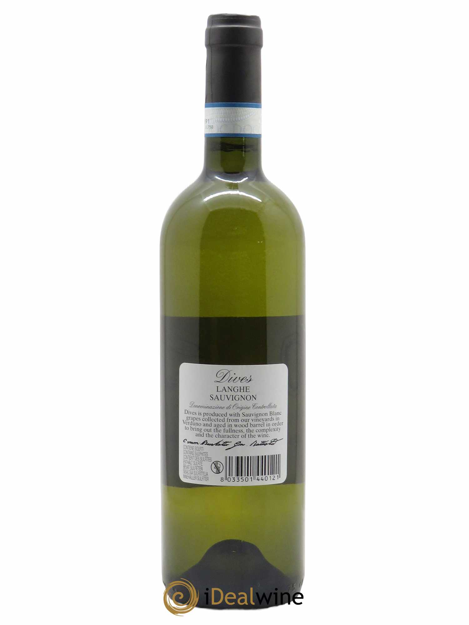 Langhe DOC Dives Sauvignon Comm. Giovan Battista Burlotto  2021 - Lot de 1 Bouteille