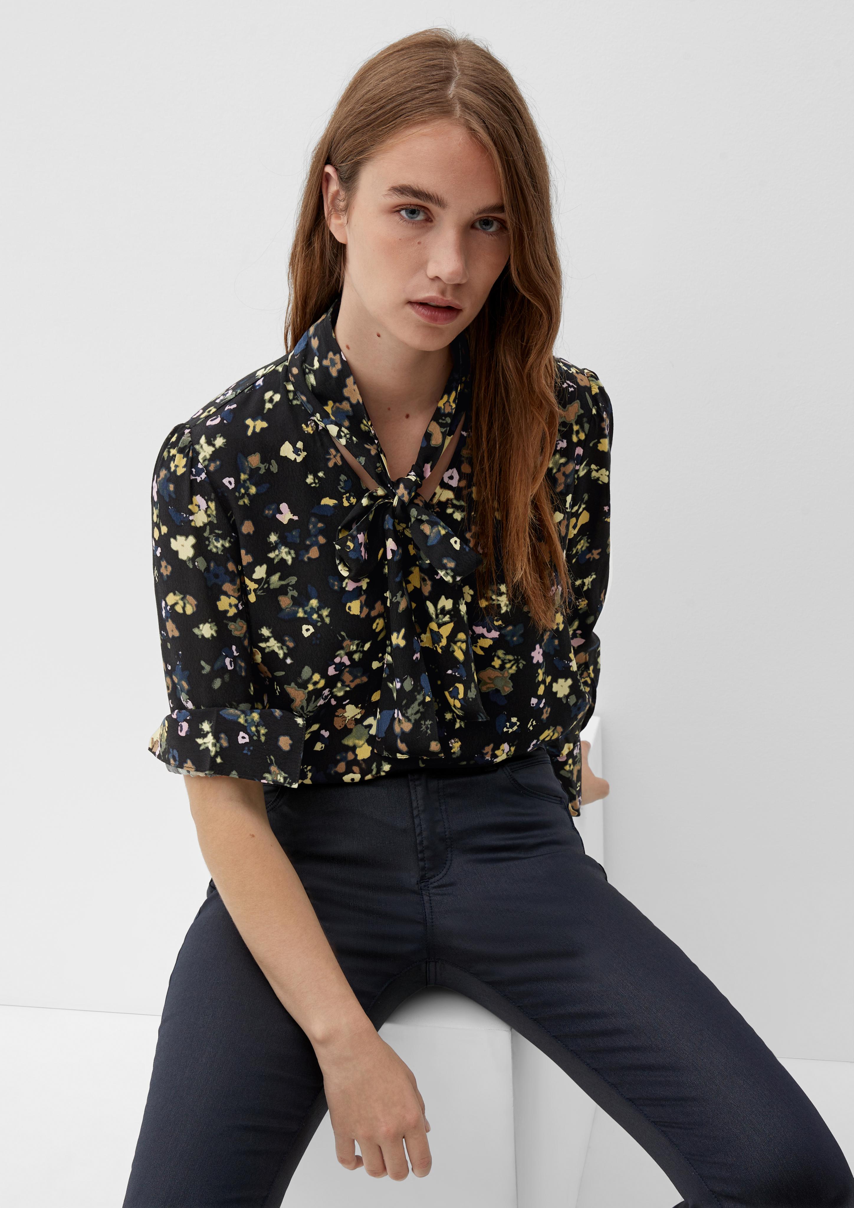 Bluse mit Schluppe  2120848-99A0