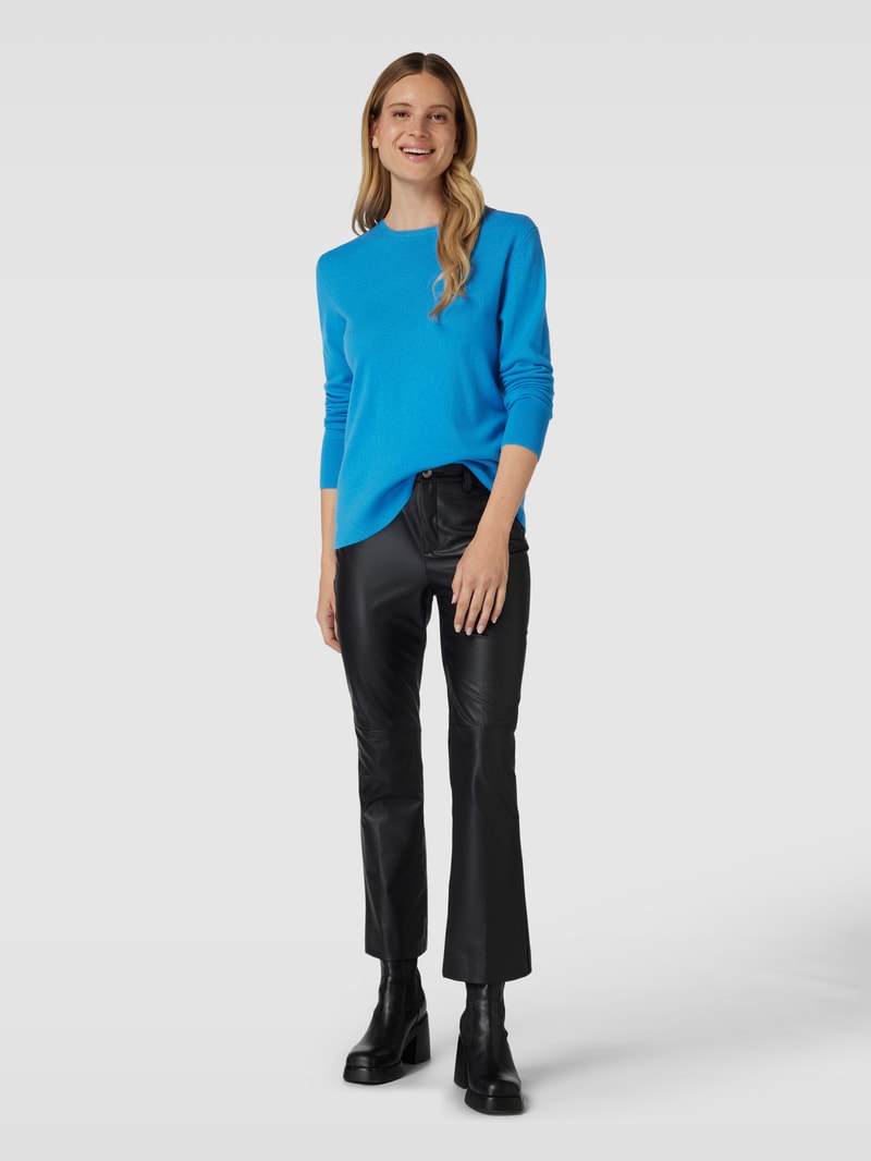 Strickpullover aus Kaschmir in blau