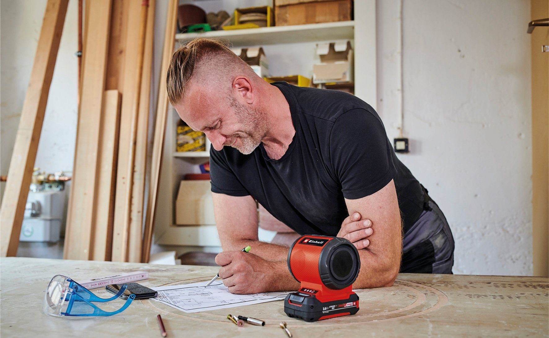 Einhell TC-SR 18 Li BT - Solo Bluetooth-Lautsprecher (ohne Akku, ohne Ladegerät)