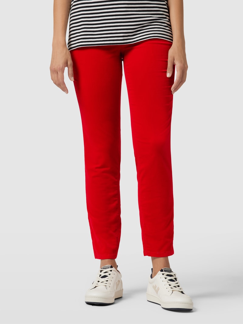 Slim Fit Jeans im 5-Pocket-Design Modell 'PIPER' in rot