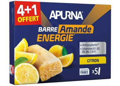 Apurna Étui barres Énergétiques Citron/Amande 4+1