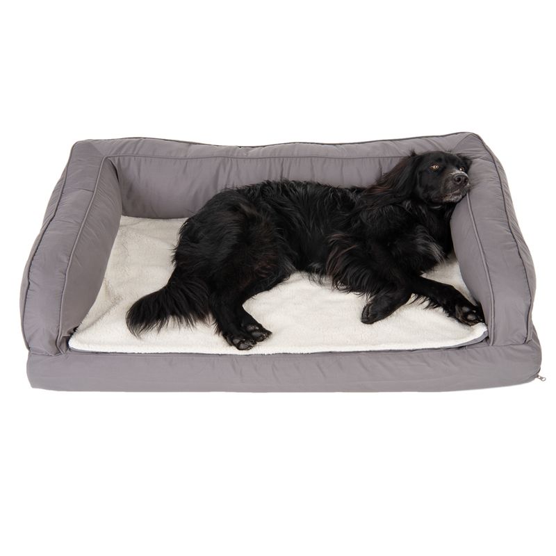 Orthopädisches Hundesofa grau zu TOP-Preisen
