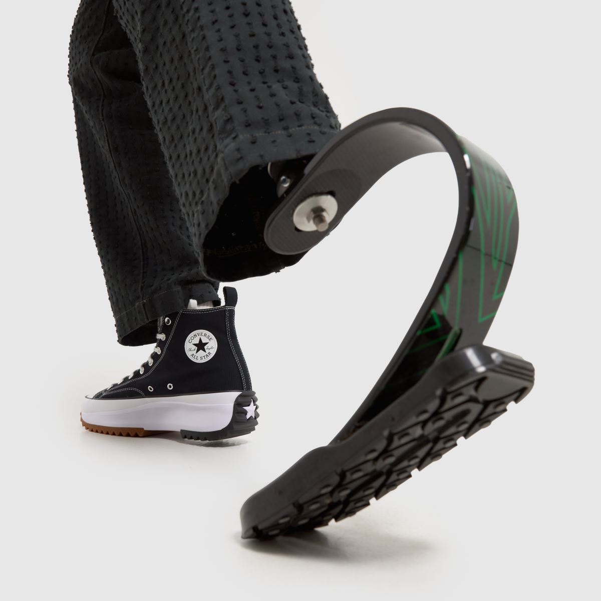 Converse – Run Star Hike – Svarta och vita träningsskor
