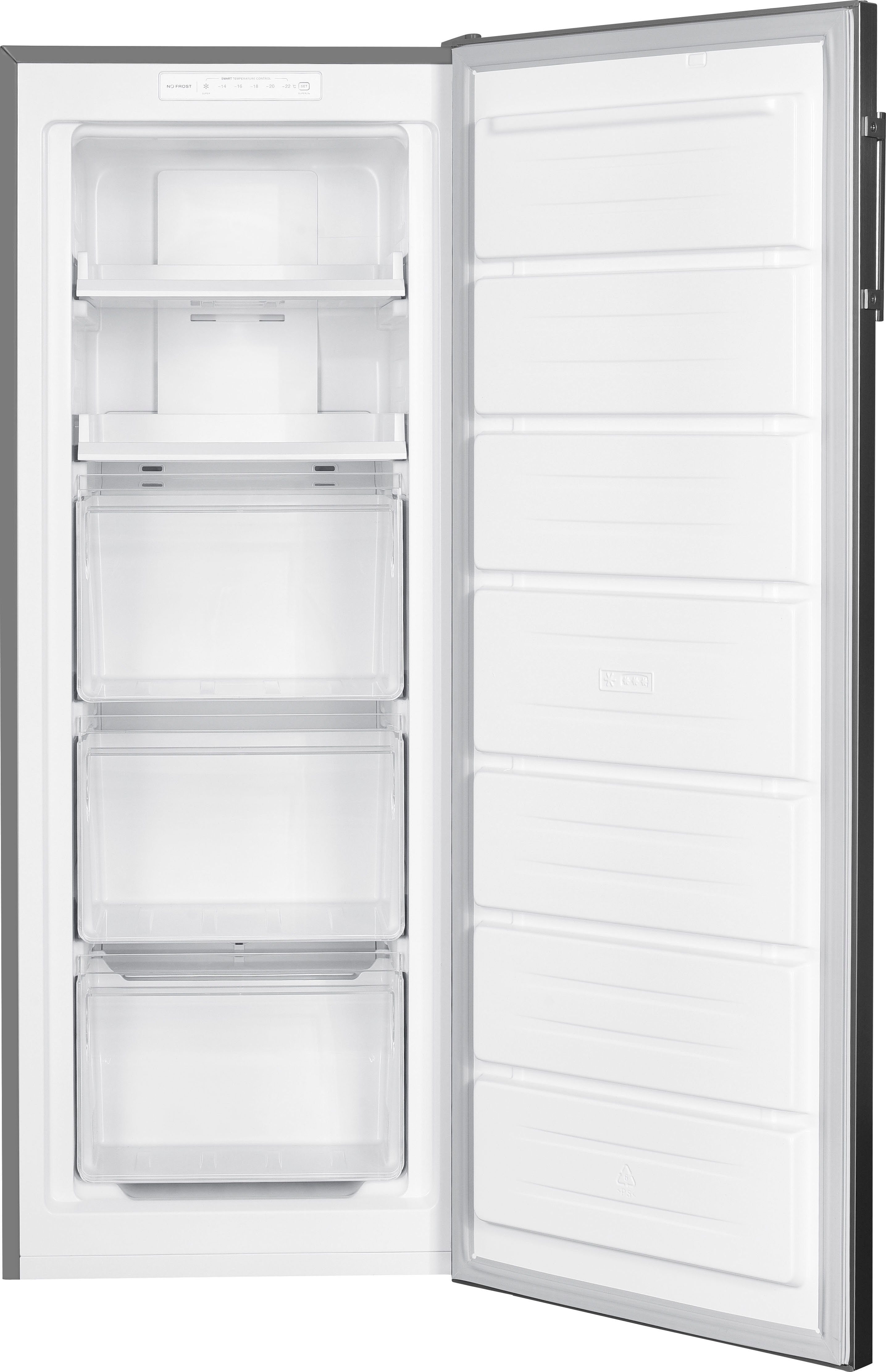 Hanseatic Gefrierschrank HGS14355CNFI, 143 cm hoch, 54 cm breit, NoFrost, Schnellgefrierfunktion, Türalarm