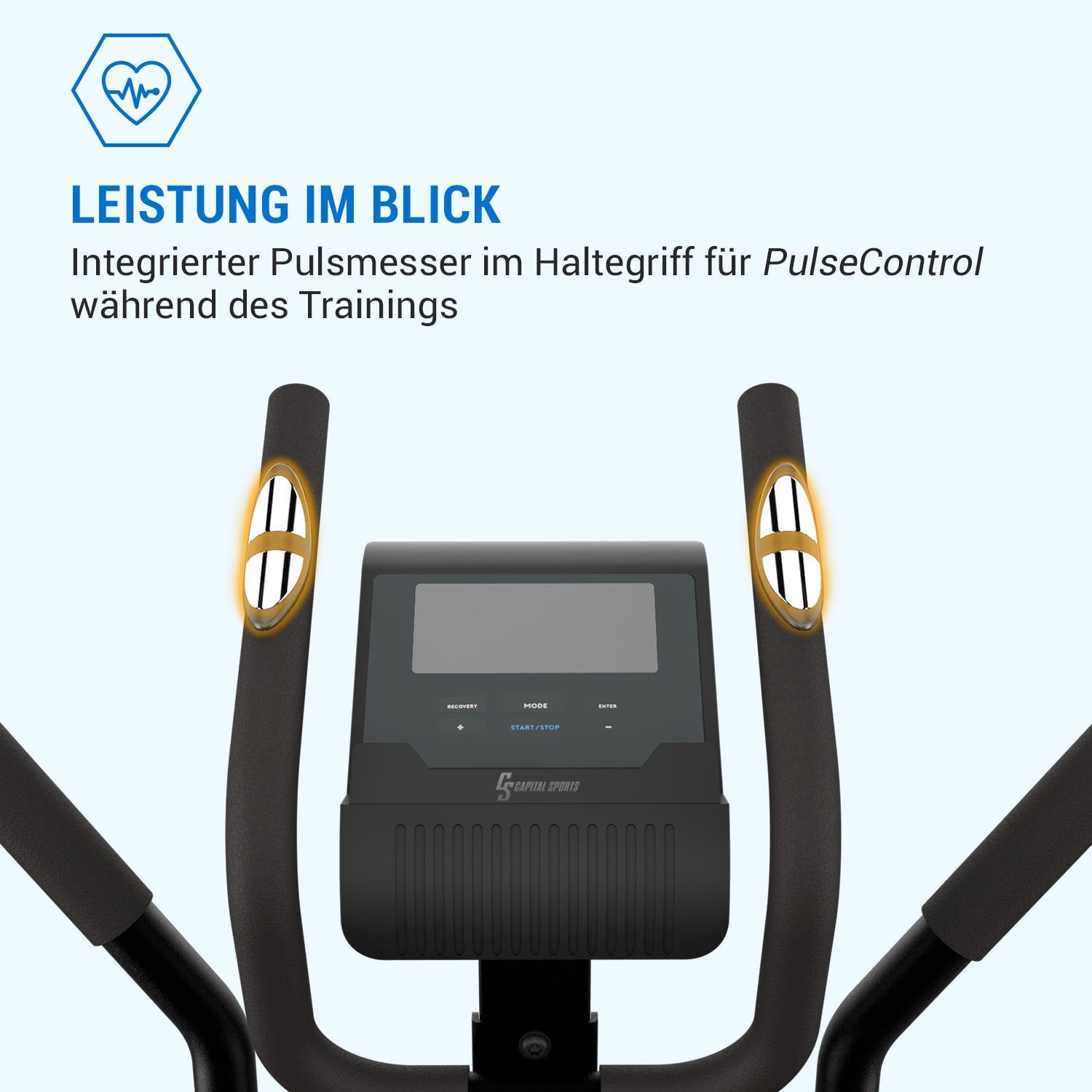 Capital Sports Heimtrainer Helix Air (Set), Heimtrainer Cardio Home Trainer zu hause 120 kg belastbar