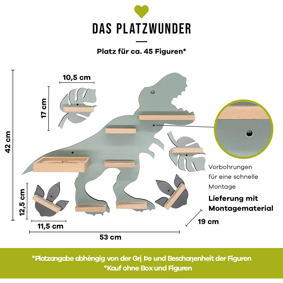 Kollektion Dino T-REX small, grün