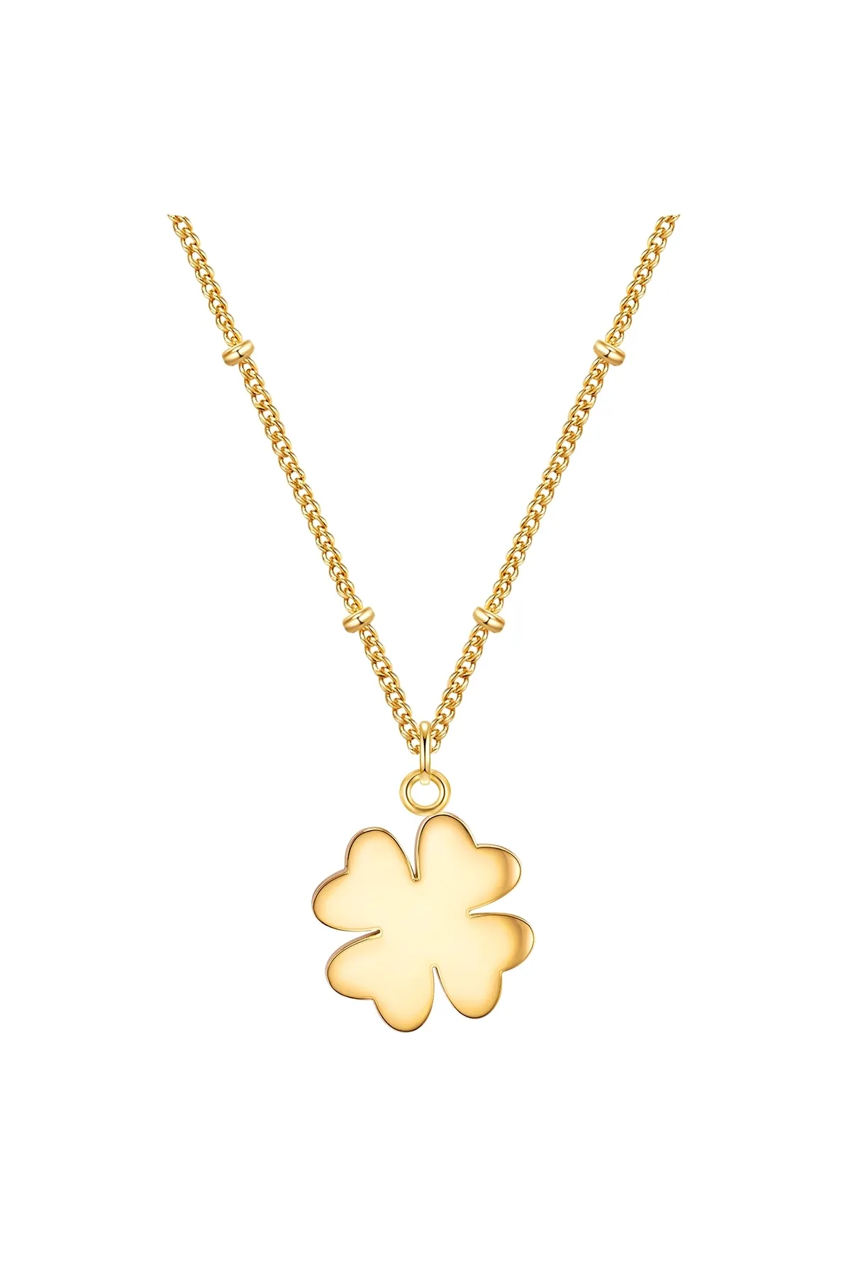eastside  Edelstahlhalskette Kette mit Anhänger Edelstahl gelbgold