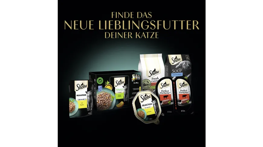 SHEBA® Selection in Sauce Herzhafte Komposition Portionsbeutel 1020 g