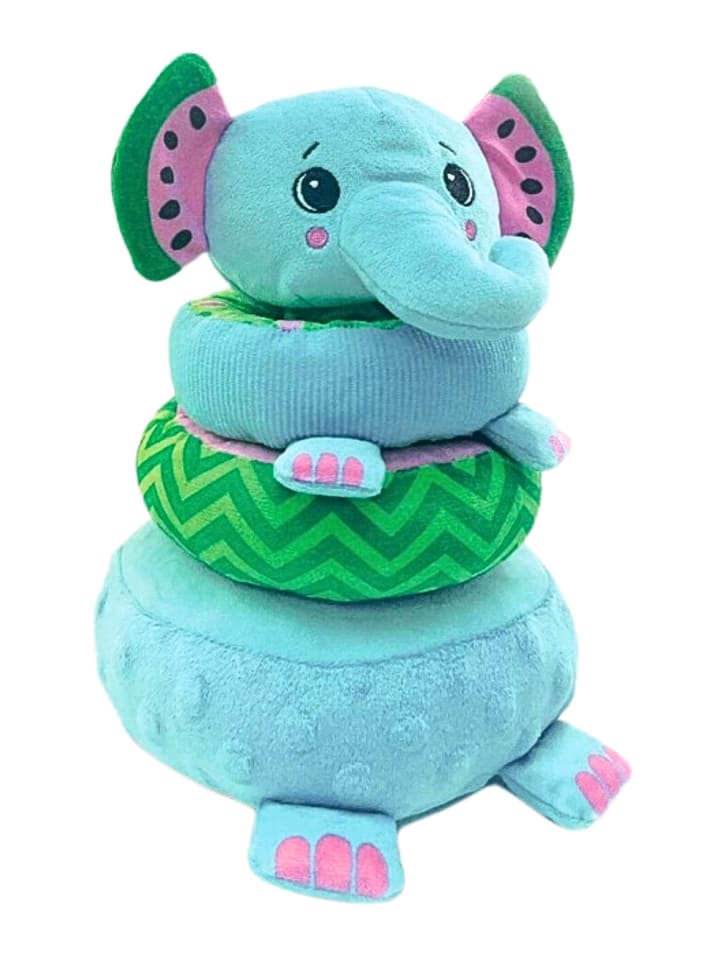 Kids Licesing Stapelturm Baby Plüsch Elefant in Blau günstig kaufen 15,5