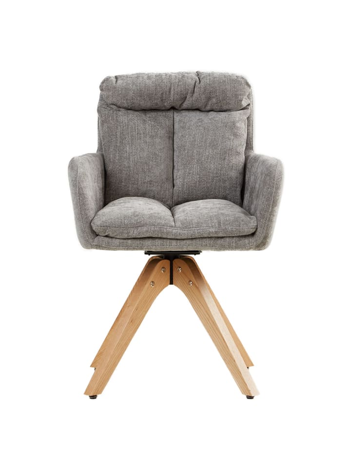 Homestyle4u Polsterstuhl in Grau günstig kaufen onesize