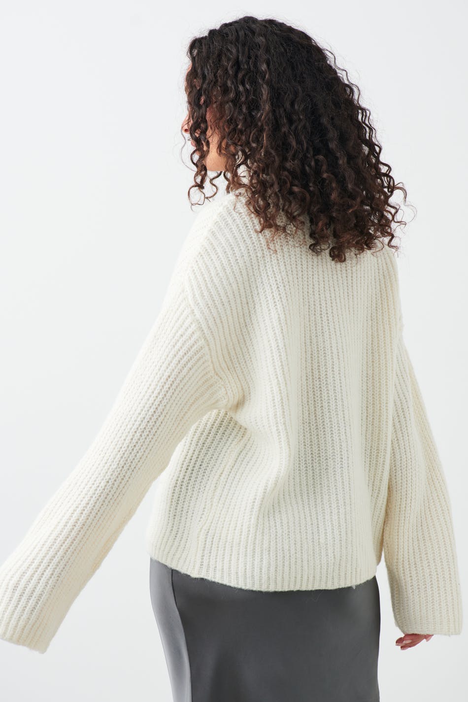 Turtleneck knit sweater