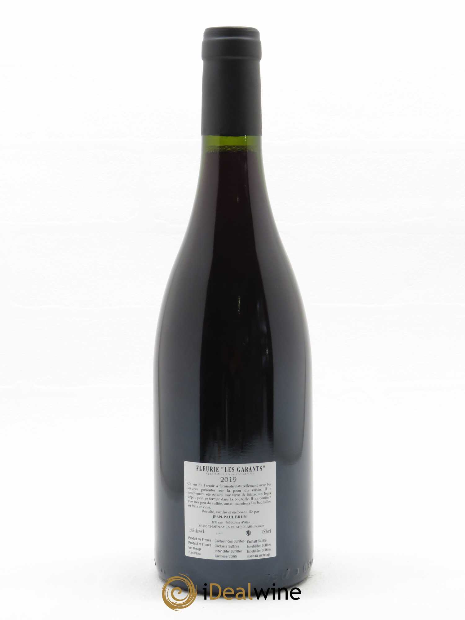 Fleurie Les Garants Terres dorées - J-P. Brun (Domaine des)  2019 - Lot de 1 Bouteille