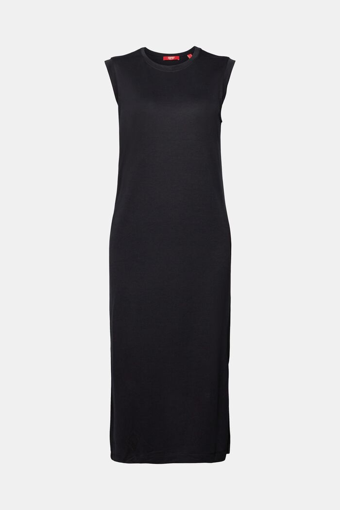 Ärmelloses Midi-Hemdblusenkleid
