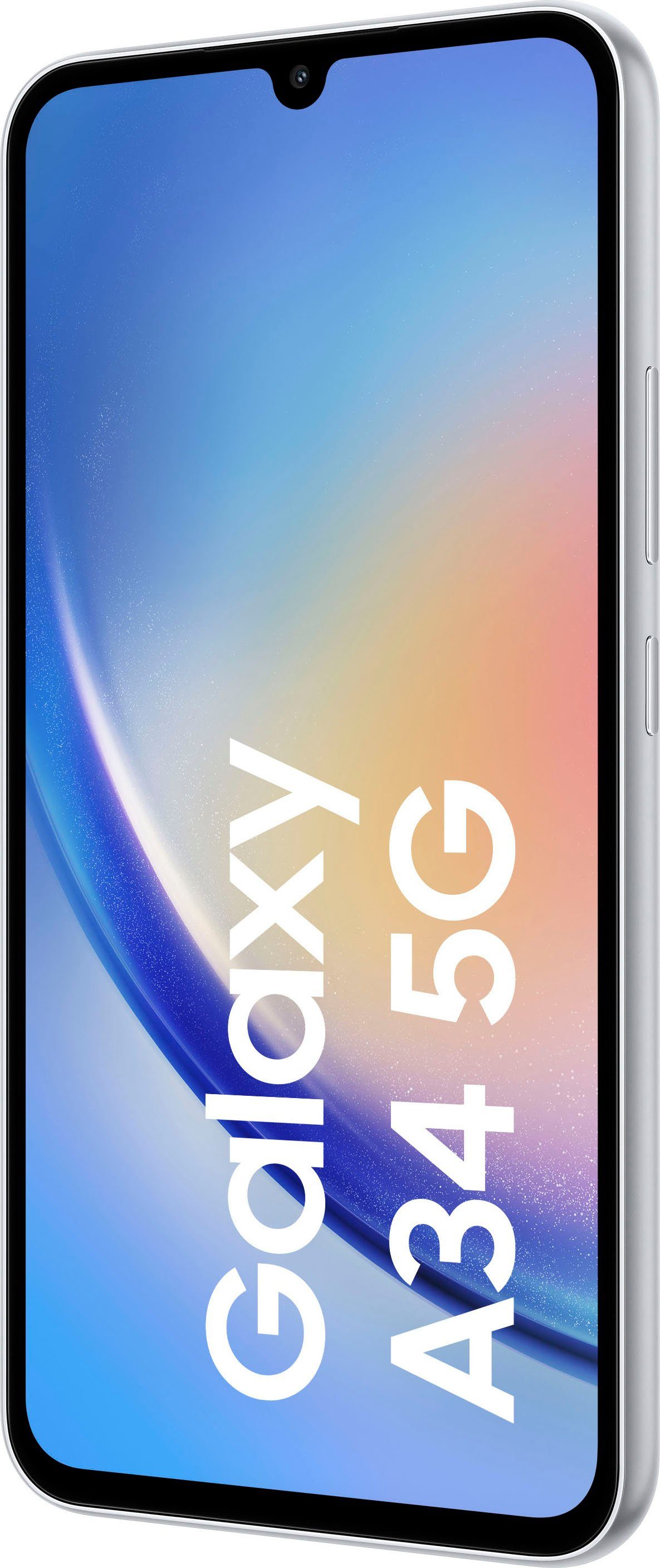 Samsung Galaxy A34 5G 256GB Smartphone (16,65 cm/6,6 Zoll, 256 GB Speicherplatz, 48 MP Kamera)