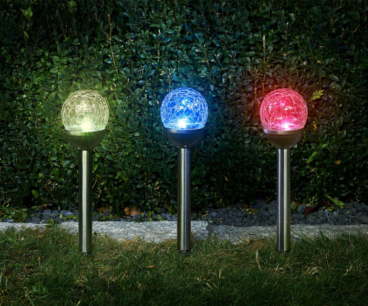 I-Glow XXL LED-Solarleuchten 