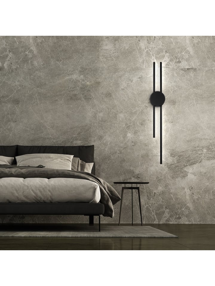 Licht-Erlebnisse Wandlampe EEK E in Schwarz günstig kaufen onesize