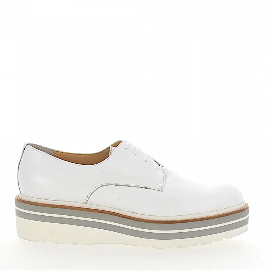Truman's - Schnürschuhe 7953 Hirschleder weiß - weiß