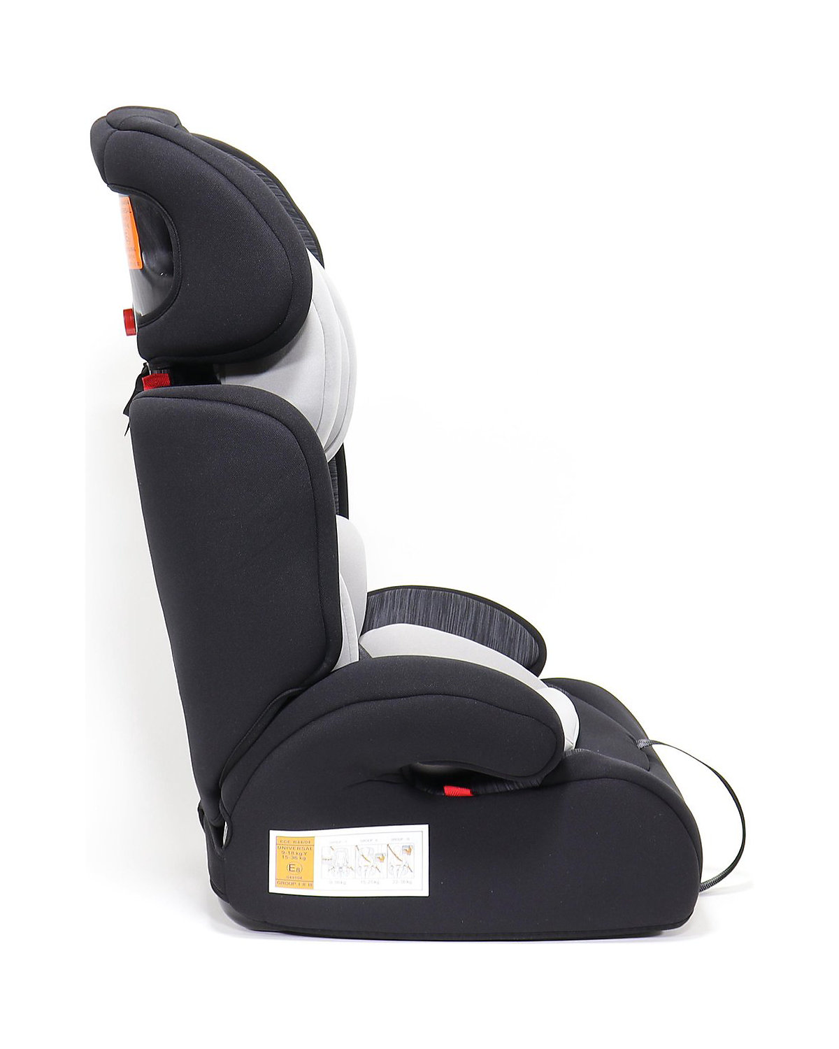 Ivo - Autositz - Klasse 1,2,3 - Geeignet für 9-36 kg - Mit extra Polsterung und 5-Punkt-Gurt