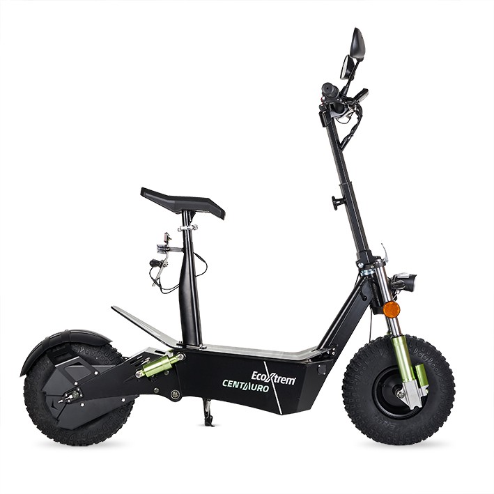 PATINETE ELCTRICO CENTAURO MATRICULABLE CON ASIENTO Y PANTALLA LCD XXL VERDE