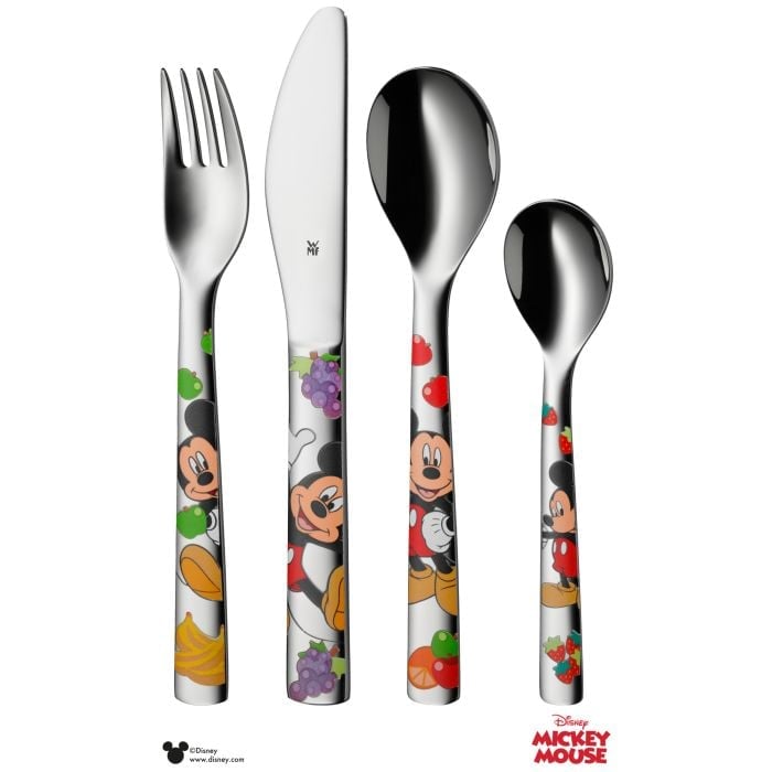 Kinderbesteck-Set Mickey Mouse, 4-teilig