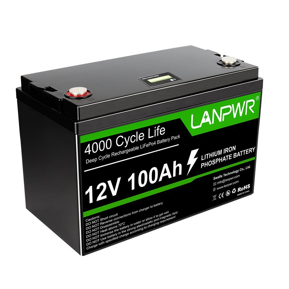 Tidyard Stromerzeuger 12V 100AH LiFePO4-Akku,Akkus und PowerBanks,Leichtgewicht Batterie, (Energiespeicherbatterie, LiFePO4 Batterie Powerstation für Stromausfall, Reise,Camping,Angeln), Notstromversorgungen,Max. Last-/Wechselrichterleistung: 1280 W