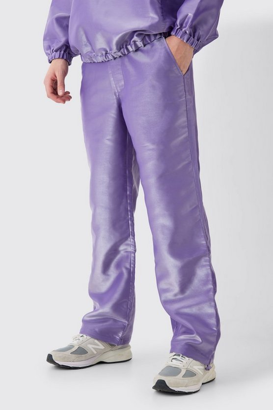 Metallic Nylon Cargohose