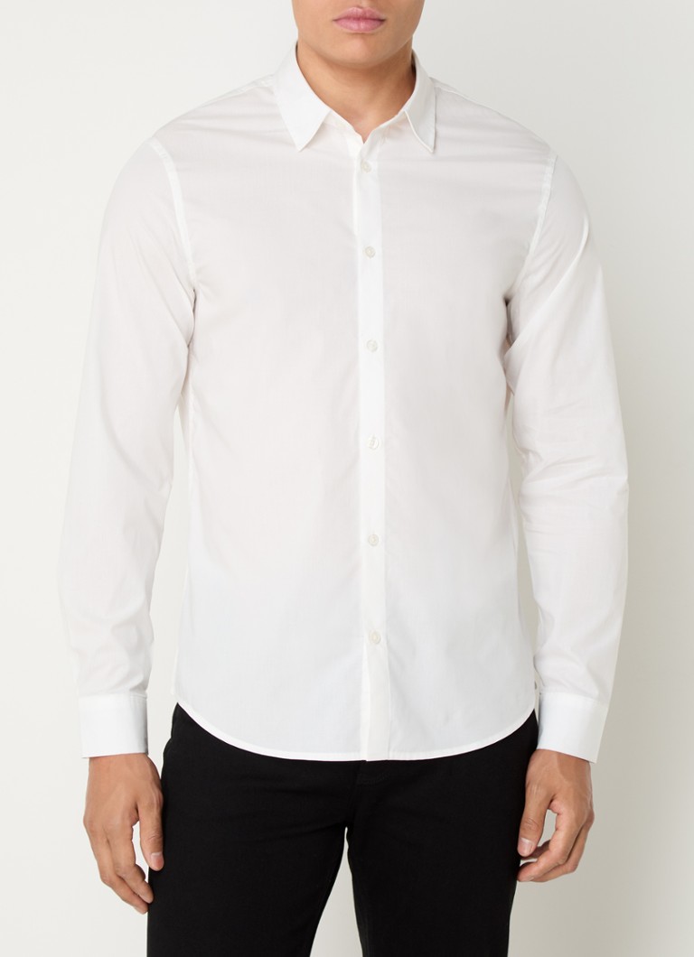 Srajca Armani Exchange Regular fit z raztegljivim vzorcem