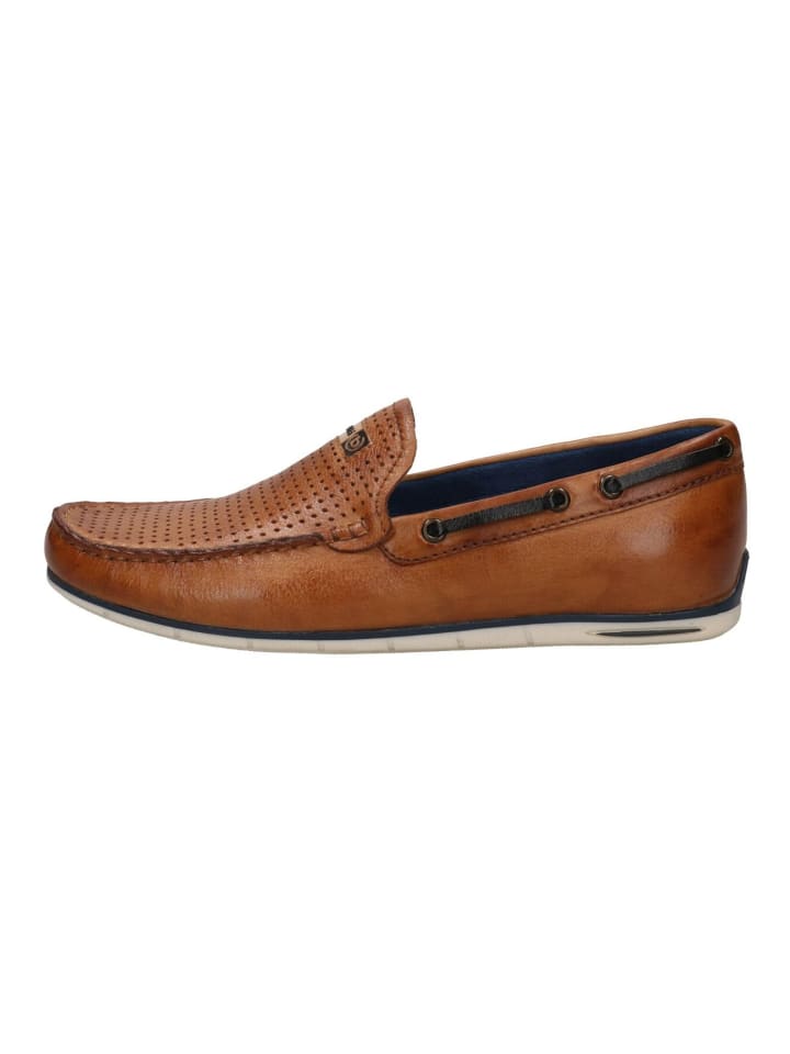 Bugatti Slipper in Cognac günstig kaufen