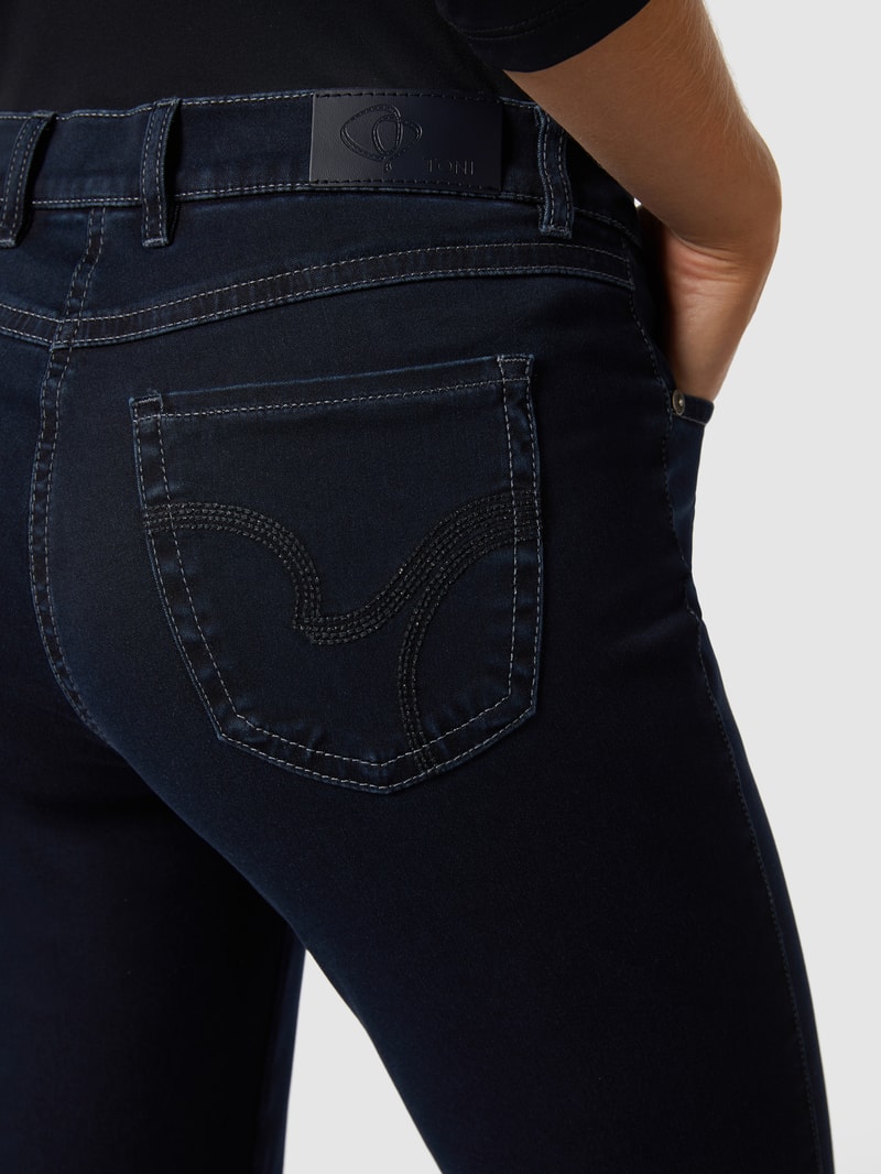 Perfect Shape Straight Fit Jeans mit Stretch-Anteil in dunkelblau