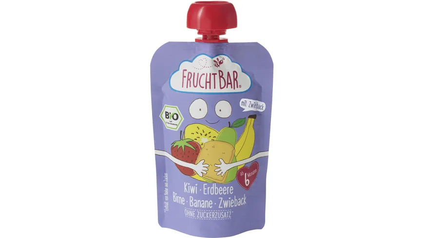 FRUCHTBAR Quetschie Früchte Zwieback 100 g