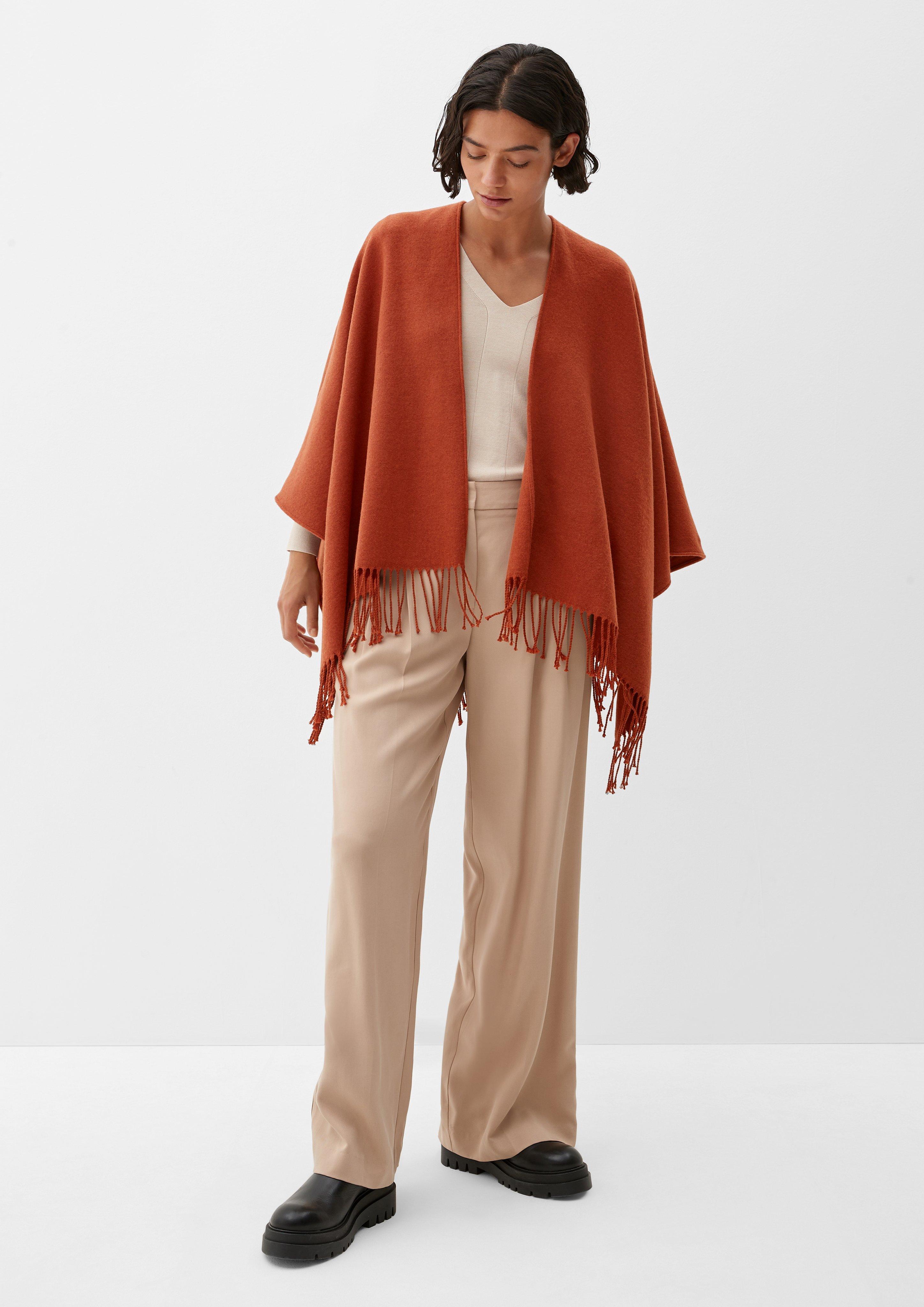 Poncho aus Viskosemix  2121039-2900