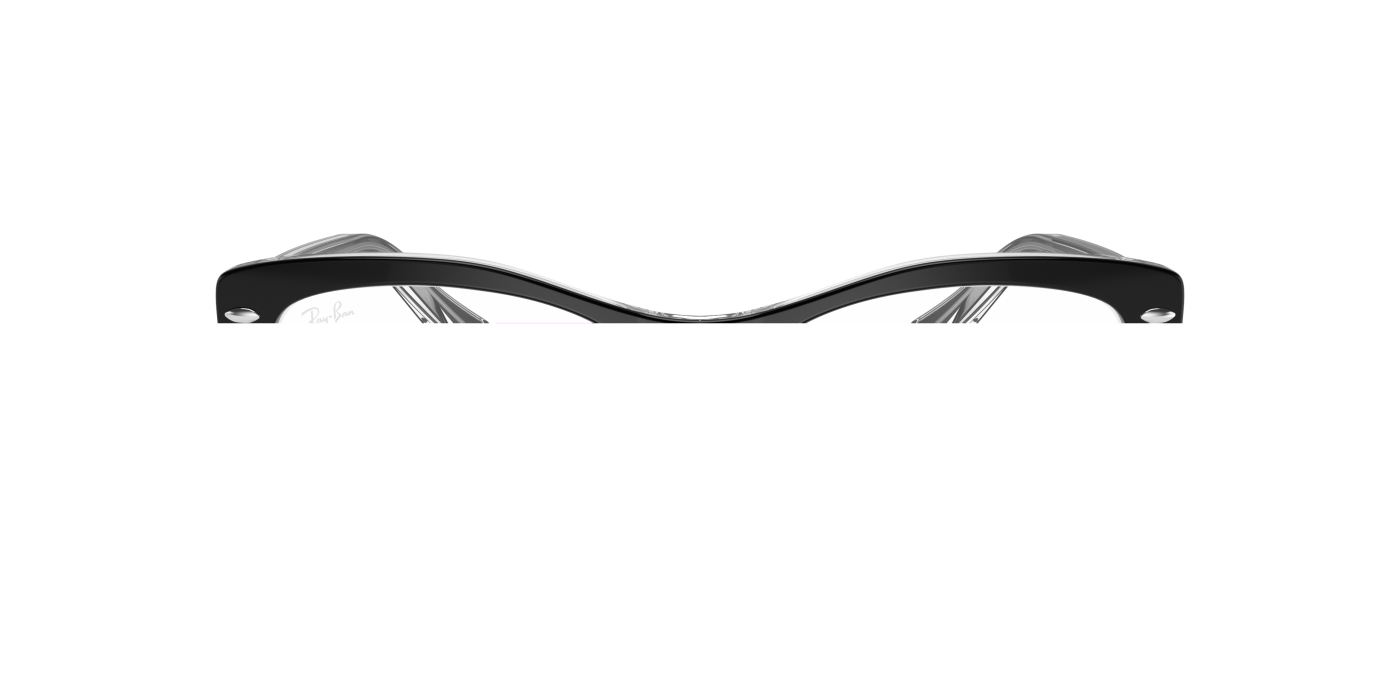 RB5366 OPTICS - Negru lucios pe transparent