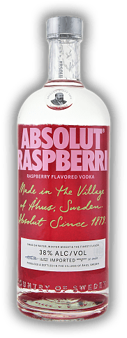 Absolut Raspberri Vodka 1,0 Liter 38% Absolut Raspberri Vodka 1,0 Liter 38% Alles andere als ein braver Himbeerwodka. 1	 Liter - Vol 38%