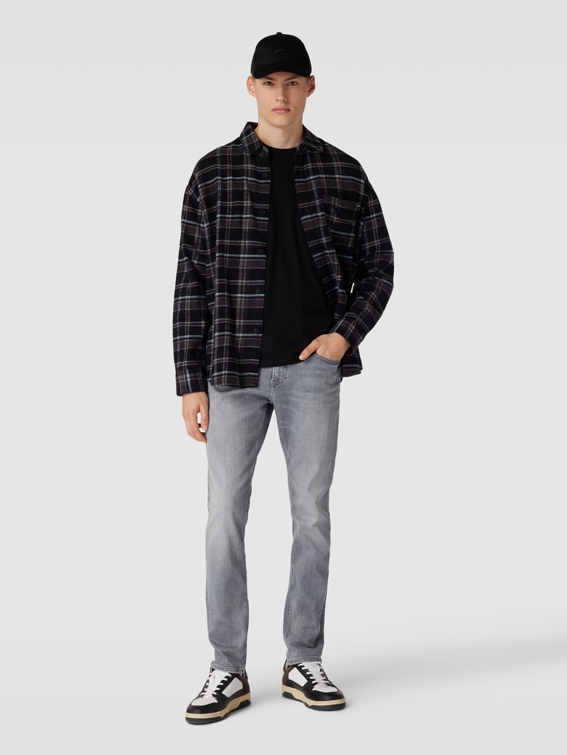 Jeans in 5-Pocket-Design Modell 'SCANTON' in schwarz