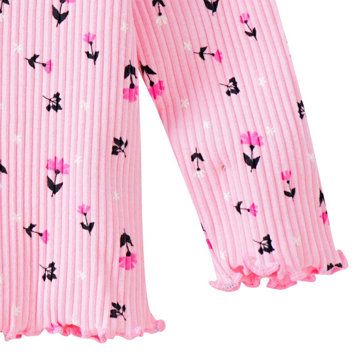 Baby Langarmshirt mit Blümchen-Allover