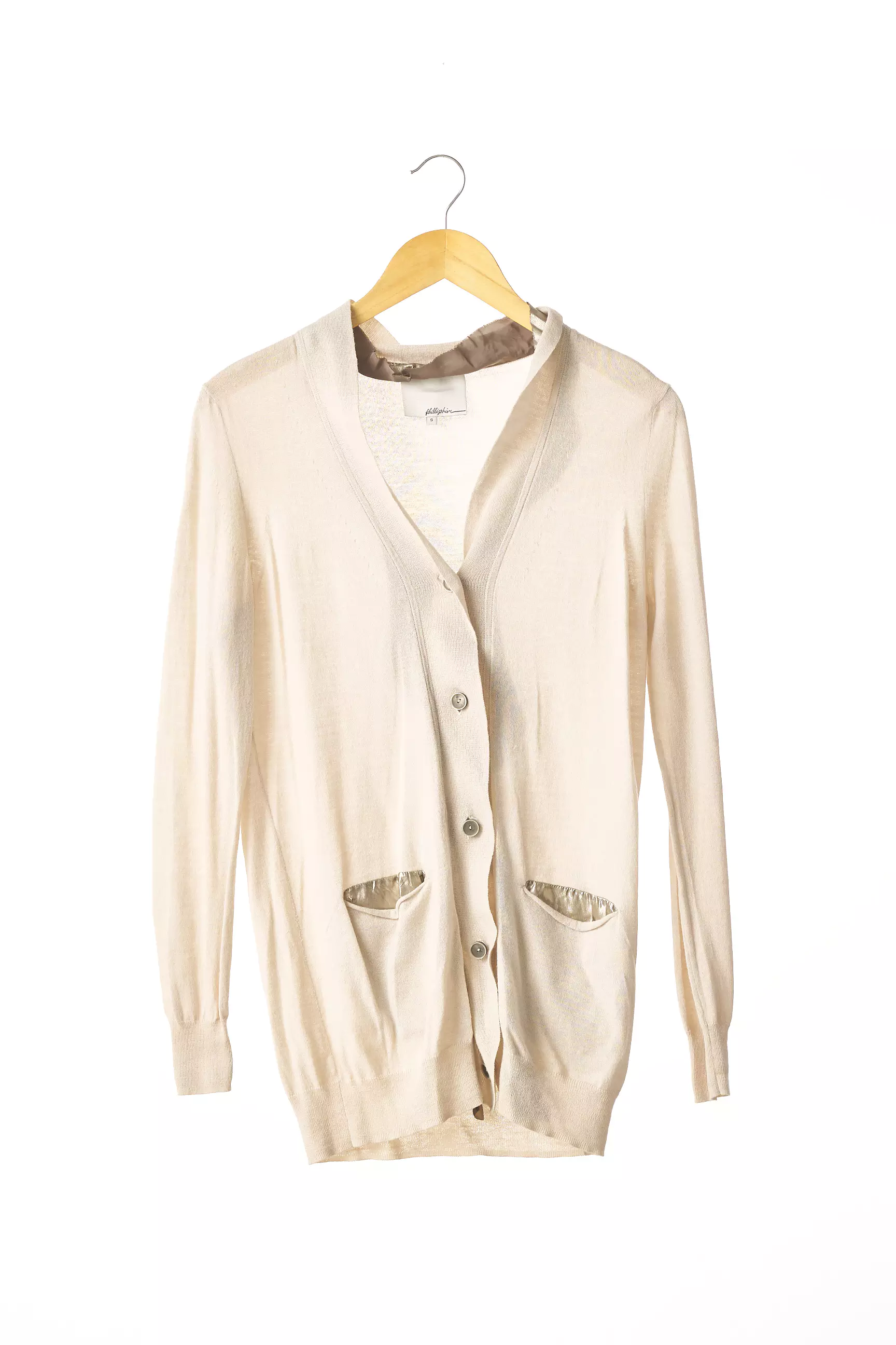 Philippe Lim Cardigans Femme couleur beige