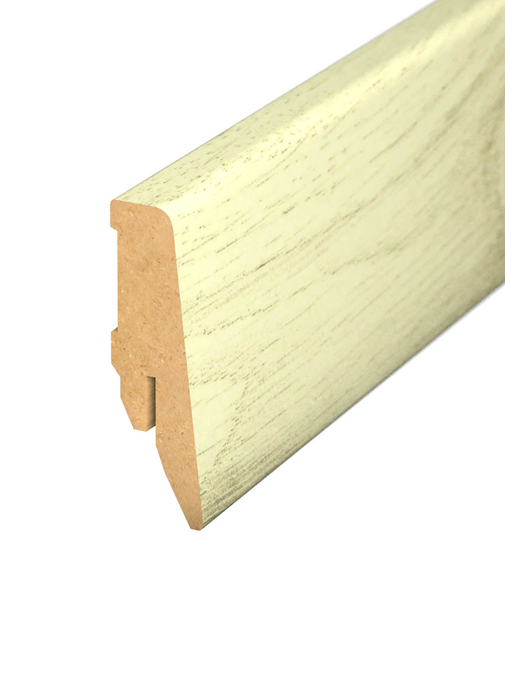 Sockelleiste 6cm Sockelleiste, White Oak