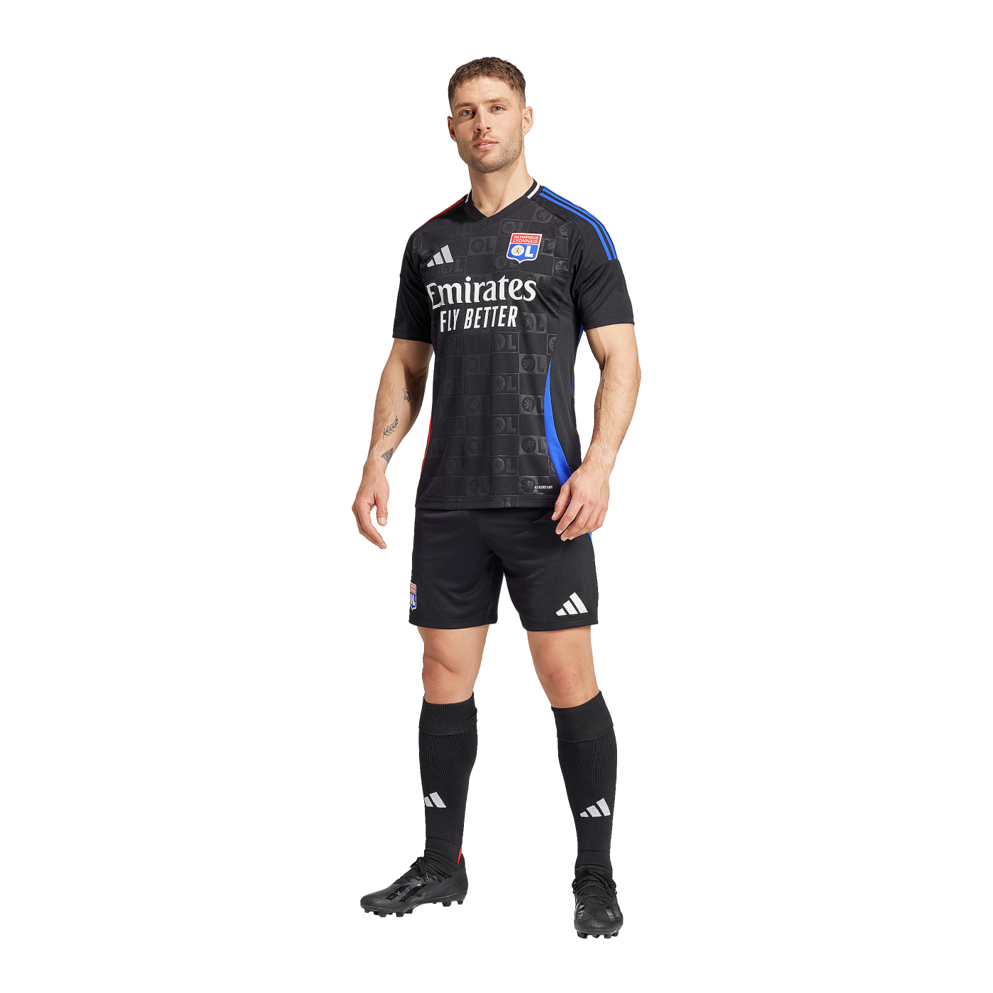 adidas Olympique Lyon Trikot Away 2024/2025 Schwarz