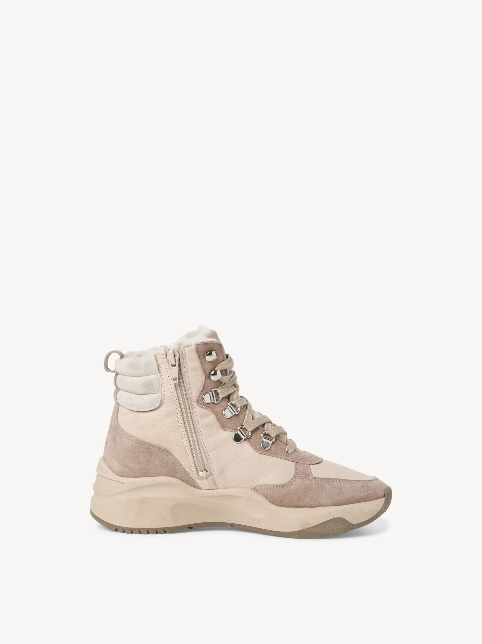 Bottine en cuir - marron doublure chaude