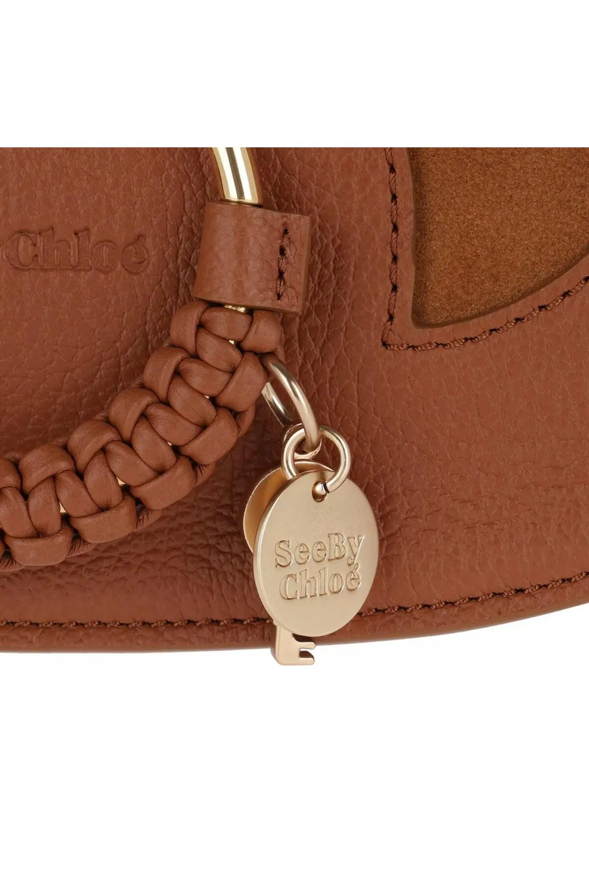 See by Chloé  Hana Schultertasche Ziegenleder Karamell