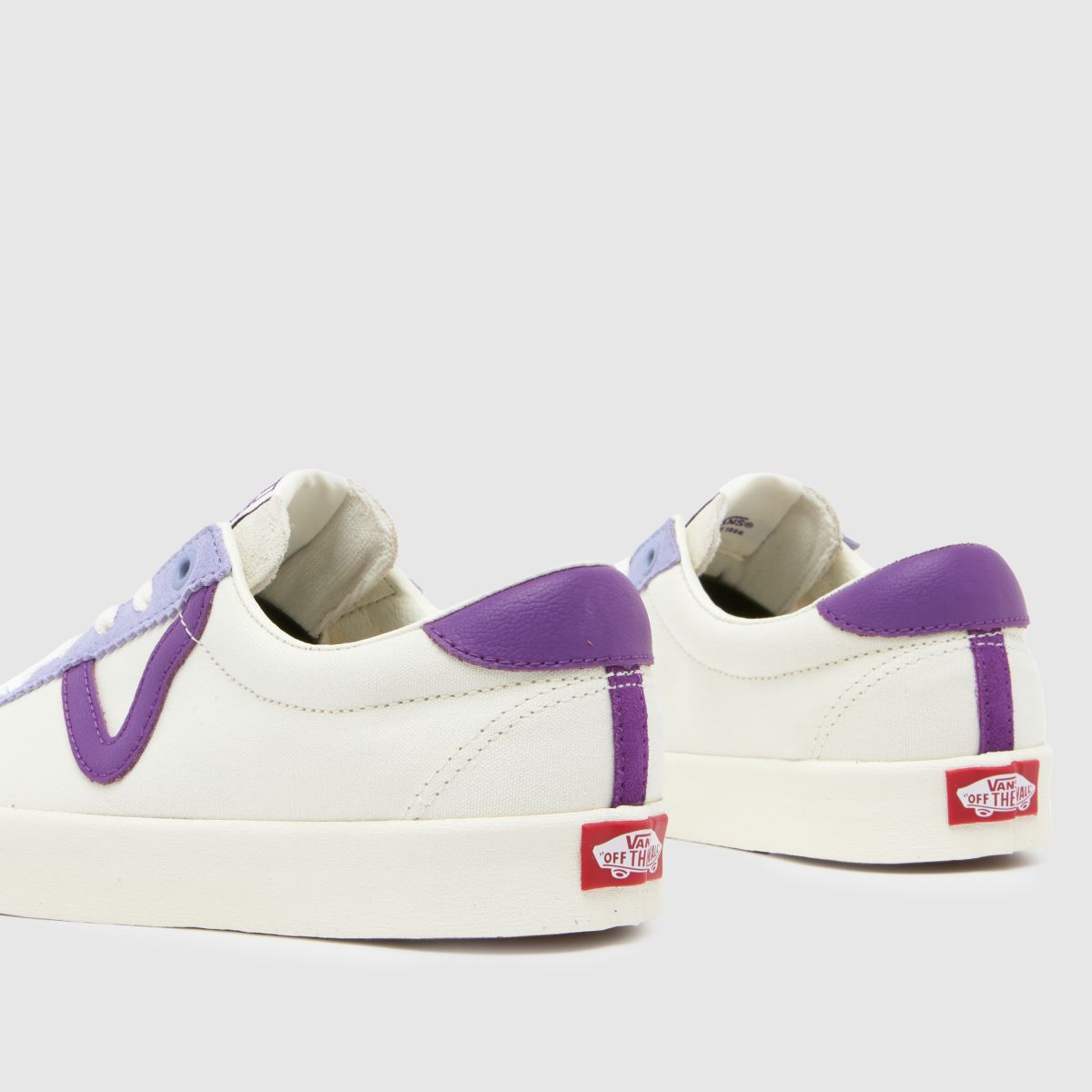 Vans Sport låga sneakers i vitt och lila