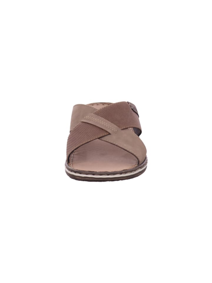 rieker Pantolette in hellbraun günstig kaufen